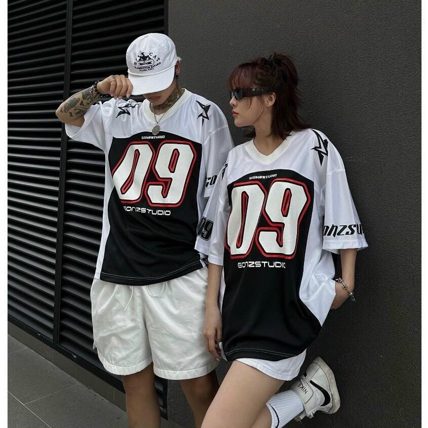 Áo Thun Tay Lỡ Dáng Rộng Thể Thao Form Rộng Cho Nam Nữ Unisex