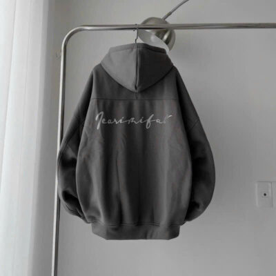 Áo Khoác Zip Nỉ Fearirifar Phản Quang Form Rộng Unisex Nam Nữ