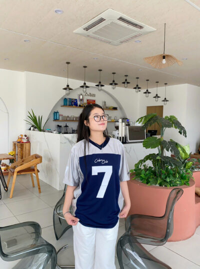 Áo Jersey Bóng Đá Calem Club Số 7 Phom Rộng Oversize Nam Nữ