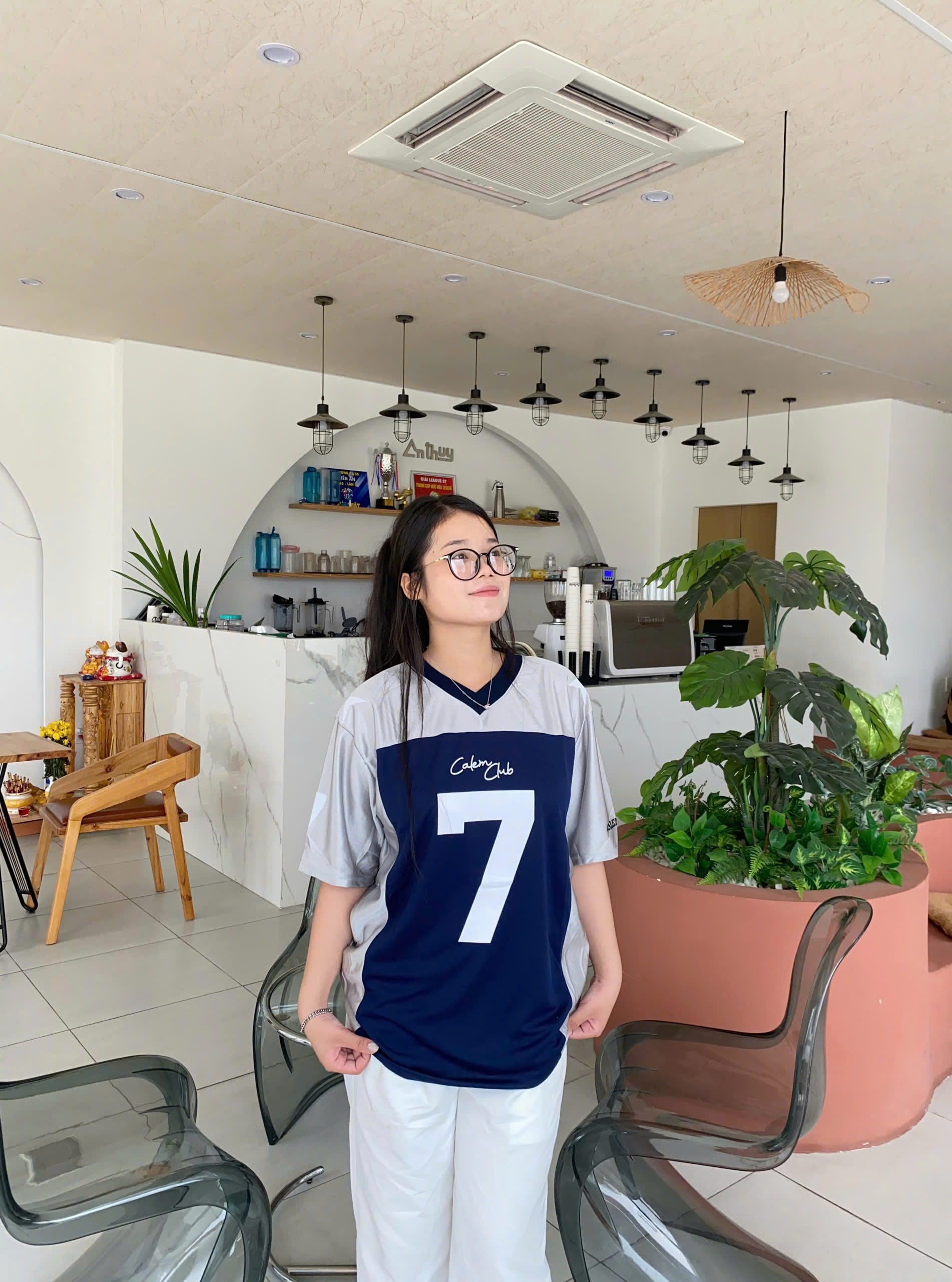 Áo Jersey Bóng Đá Calem Club Số 7 Phom Rộng Oversize Nam Nữ